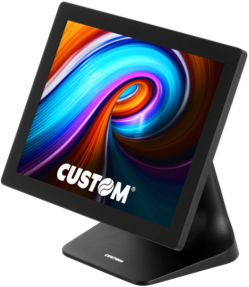 Right side view of the POS PC Custom Silk Windows