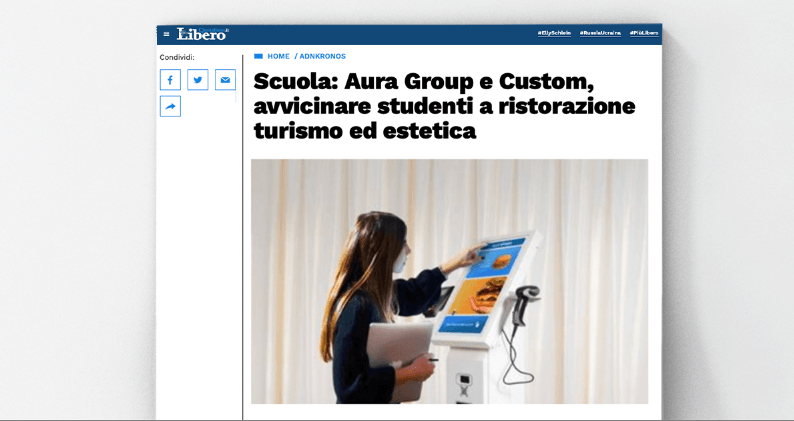 thumb_Libero - Scuola: Aura Group e Custom, avvicinare studenti a ristorazione turismo ed estetica